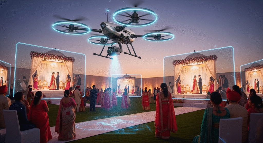 Drone Wedding Photography in India