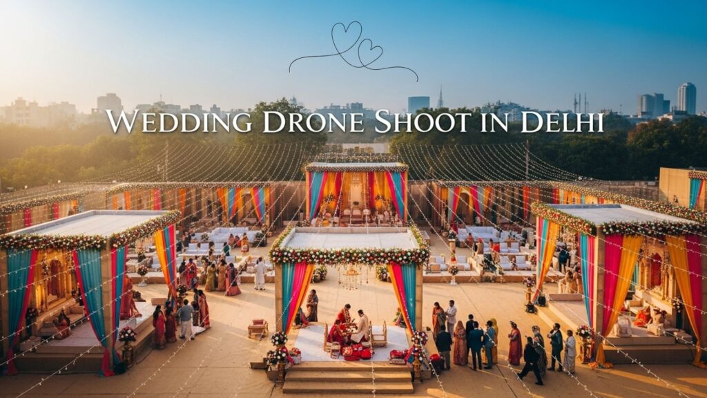 Wedding Drone Shoot in Delhi: Everything You Should Know Before You Book